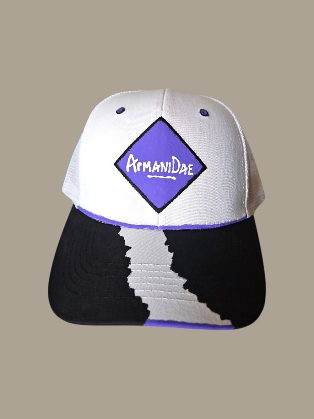 Painted Trucker Wht